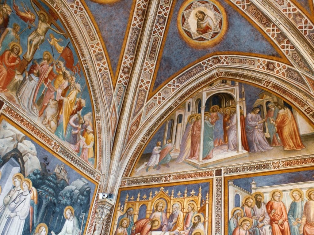 frescos de la basílica de Santa Maria Novella