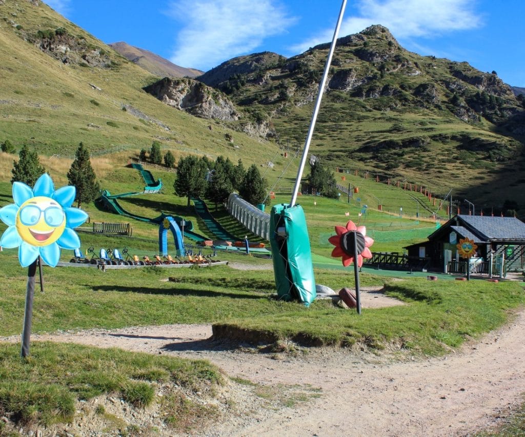 Vall de Núria con niños