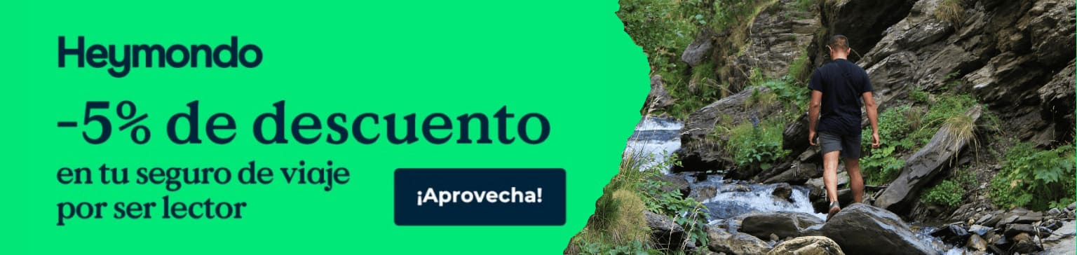 Descuento en seguros de viaje con Heymondo