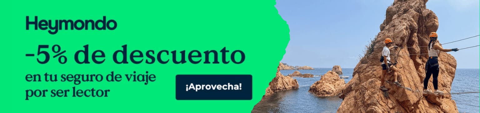 Descuento en seguros de viaje con Heymondo